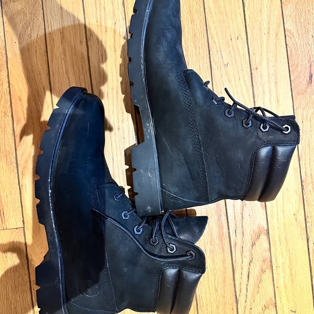 Timberland Black Lace Up Boots